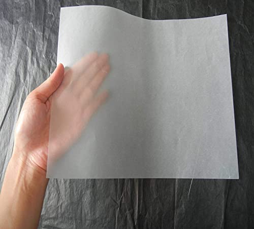 Image of Oil Absorbing Sheets Cooking Paper Kitchen Sheet Transparent Paper, Used to soak Access from Food Thick Papers with Oil Absorbing Soaking Tracking Papers 9.5 x 8.5 inch, Pack of 50