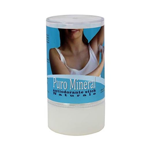 Lynpha Vitale - Desodorante de Piedra de Alumbre en stick - Puro Mineral - Cristal de Alumbre de Potasio 120 gr - Desodorante 100% natural - Desodorante sin Parabenos sin Aluminio