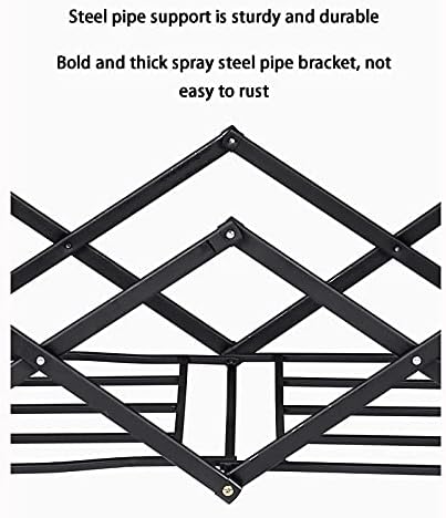 Foldable Beach Cart Collapsible Folding Utility Wagon Outdoor Heavy Duty Garden Cart with Universal Wheels Adjustable Handle and 2 Cup Holders Trolley Camping Cart for Grocery Camping Gardening Bea