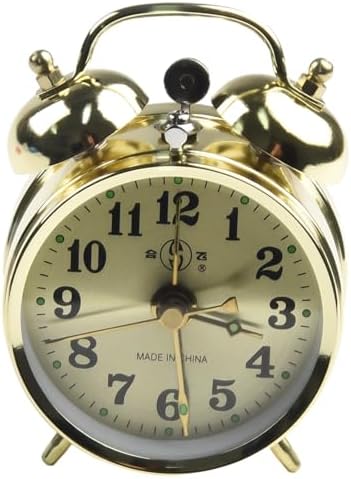 Générique Mechanical Alarm Clock, Wind-Up Luminous Vintage Timer 3.35x4