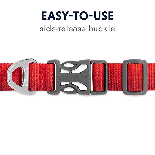 Ruffwear, Front Range Dog Collar, Durable And Comfortable Collar For Everyday Use, Red Sumac, 14"-20" #TOP4