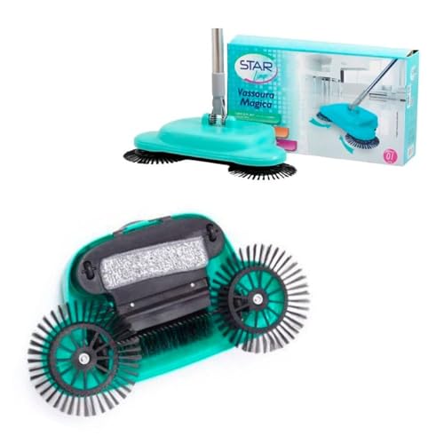 Vassoura Mágica 3 em 1 com Rotação de 360º