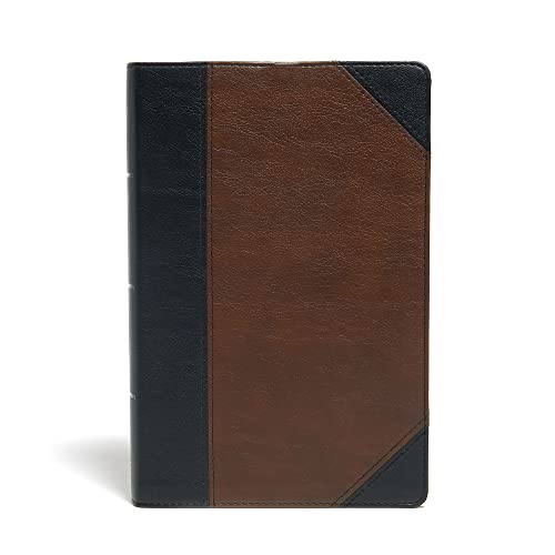 Kjv Large Print Personal Size Reference Bible, Brown/Black: Kjv Personal Size Reference Bible, Brown/Black Leathertouch