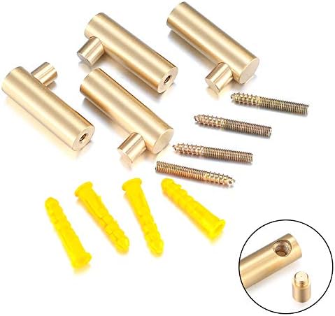 Wall Mounted Gold Clothes Hooks, Brass Coat Hooks, Decorative Wall Mount Towel Hooks, Wall Cloth Robe Hook Hangers for Bathrooms, Kitchen, Living rooms, Hanging Clothes, Keys