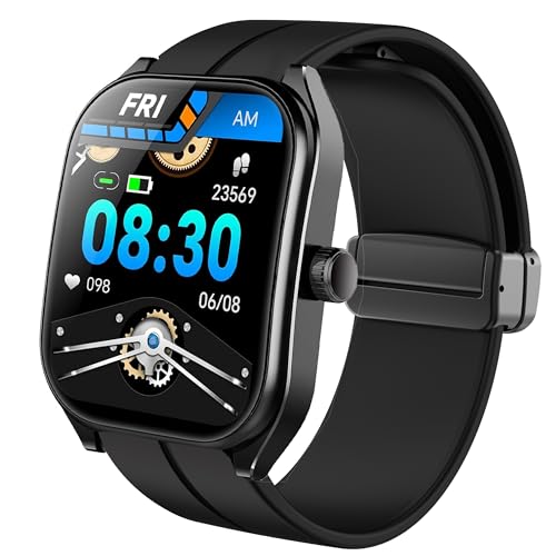 Lamshaw Compatible for Aolon Curve Smart Watch Band, 22mm Soft Silicone Magnetic Buckle Sport Wristband Replacement Straps Compatible for Aolon Curve 2.01