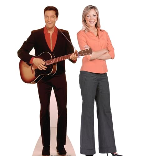 Star Cutouts - Stsc241 - Figurine Géante - Elvis Presley - Chemise Rouge 180 Cm