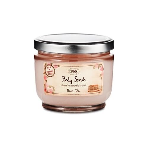 Amazon サボン Body Scrub Rose Tea ボディスクラブ ローズティー600g[アウトレット] SABON(サボン