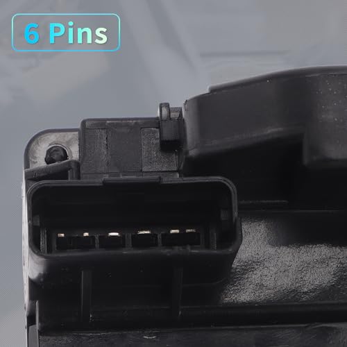 Image of X AUTOHAUX Replacement Front Left Driver Side Power Door Lock Actuator Motor with Cable for Nissan TITAN 2005-2012 Replace No.80501ZH01A /80501ZQ00B Black