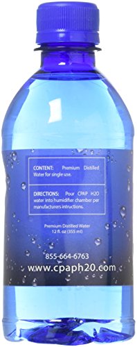CPAP H20 Premium Distilled Water - 1 Single Bottle