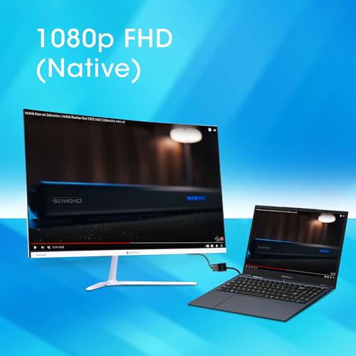 ZEBRONICS HAV01 HDMI to VGA Adapter with Full HD 1080p @ 60Hz Native Resolution, Gold Plated connectors, Plug Play Usage, Strong and Durable Build Quality (Image - 5)