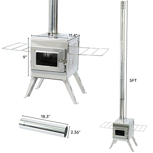 Fltom Camping Wood Stove DE ACAMPAR