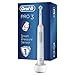 Oral-B Pro 3-3000 Spazzolino Elettrico 3 Modalità di spazzolamento, Sensore di Pressione, Azione Sbiancante, Ideale per Denti Sensibili 1 Testina, Batteria Litio, Idea Regalo, Bianco