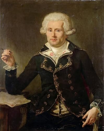 Louis Antoine de Bougainville par Ducreux : affiche artistique sur toile pour mur 60x90cm