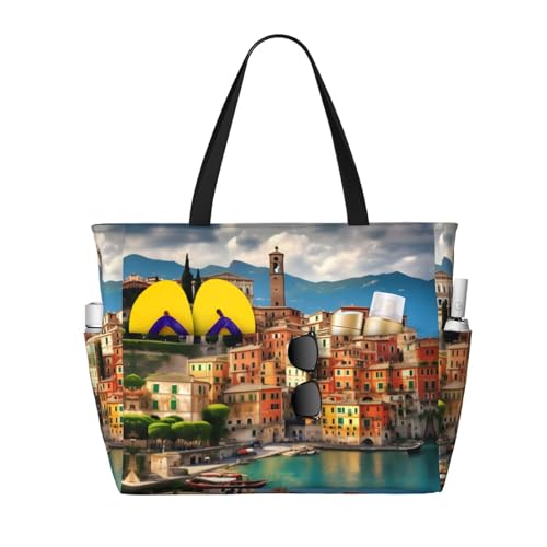Sac à bandoulière imperméable grand format pour protéger vos affaires de plage