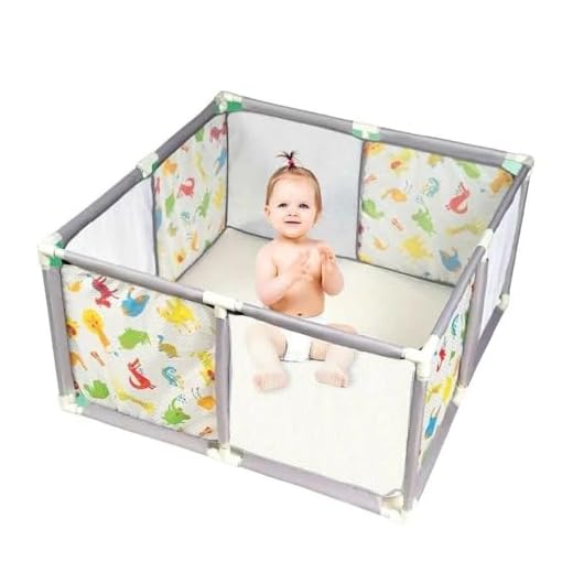 Cercadinho Baby Quadrado Infantil Desmontável Portátil Bichinhos - Cer-01-022-005