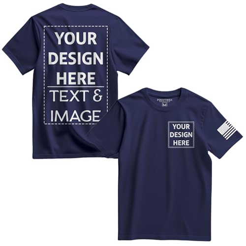 Custom Shirts for Men, Custom Shirt Unisex Fit Mens & Womens, Customized Tshirt Design Your Own Black2