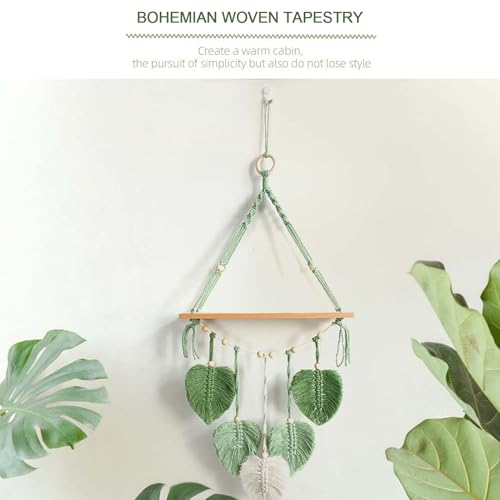 Macramé mural bohème tissé main idéal pour un salon cocooning - 5