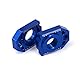 JFG RACING Motorrad Hinterachse Blocks Kettenspanner für FE390/450/570 FX450 TE125/150/250/300 FE250/350/501 FC250/350/450 TC85/125/250 TX125 TE 150i/250i / 300i Blau