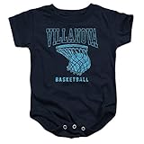 Villanova University Official Basketball Hoop Unisex Infant Snap Suit for Baby,Navy, 18 Months