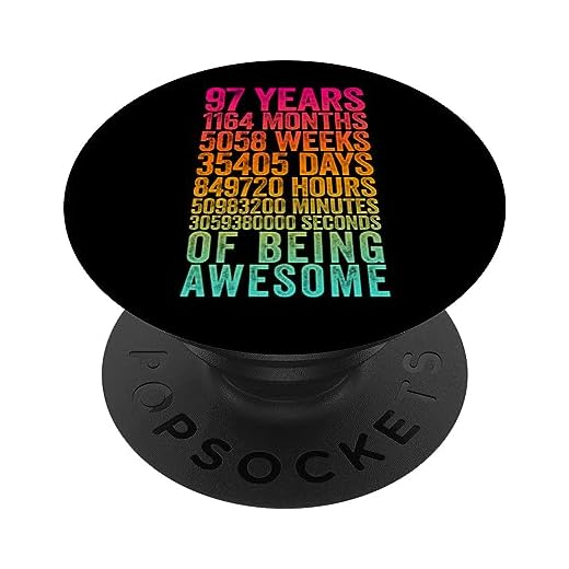 Divertida camisa de cumpleaños 97 Old Meter Divertidos regalos de 97 años PopSockets PopGrip Intercambiable