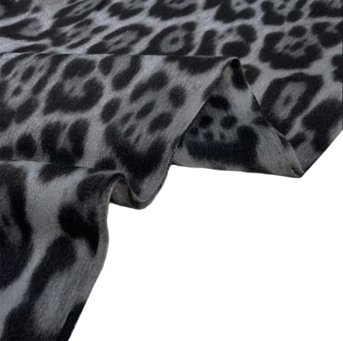 Secret for Longevity Extra Large Long Black Grey Slate Smokey Heather Gray Ocelot Leopard Cheetah Animal Print Scarf Wrap Shawl Pashmina Medium Weight Cashmere Feel 28" x 70" inches2