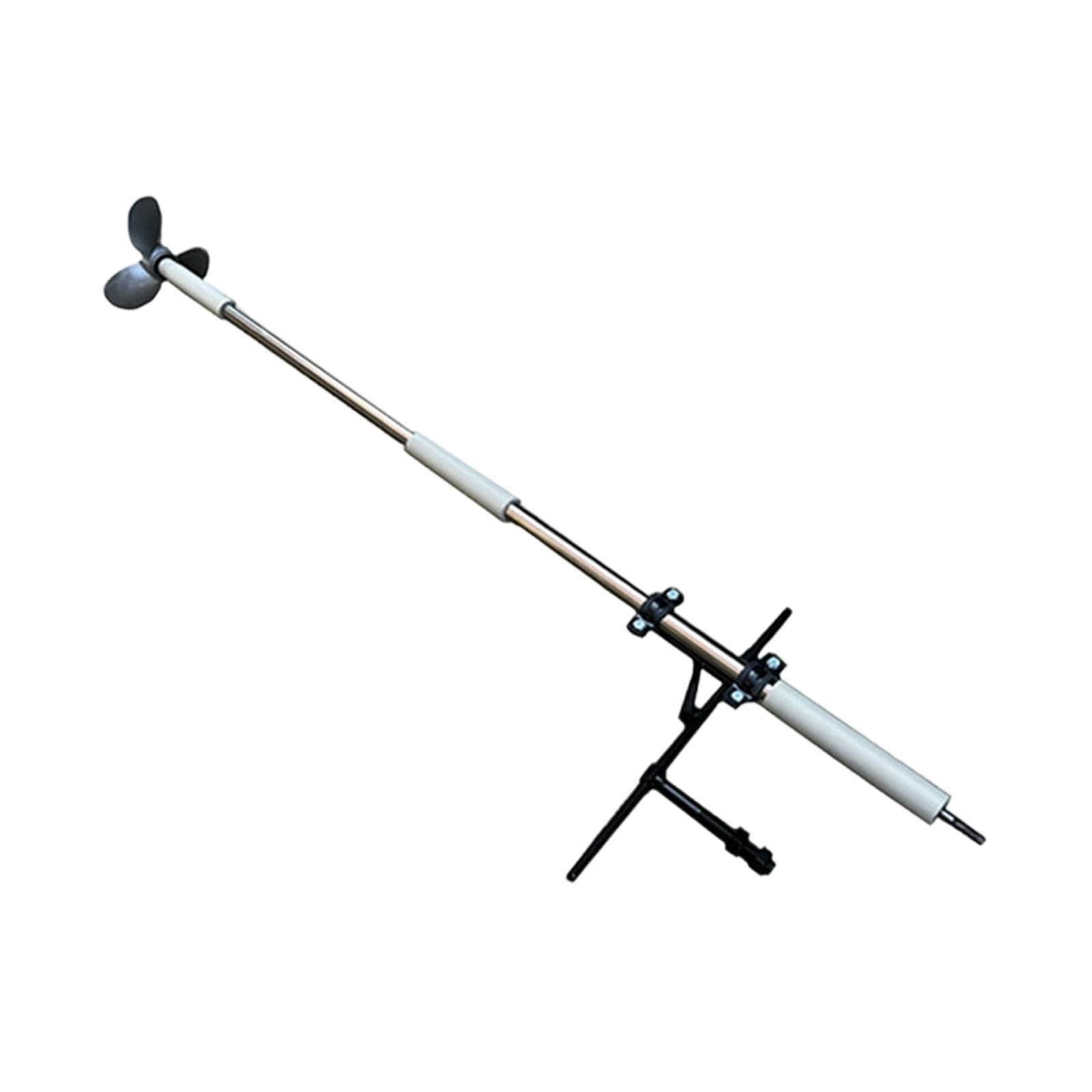 Chatonshen Boat Propeller with Drill Drive, Kayak Accessories, Water with Kayak Stand for Outdoor Fishing Boats, 125cm