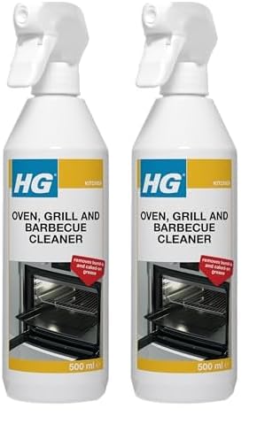HG oven, grill and barbecue cleaner 0.5L (Pack of 2)
