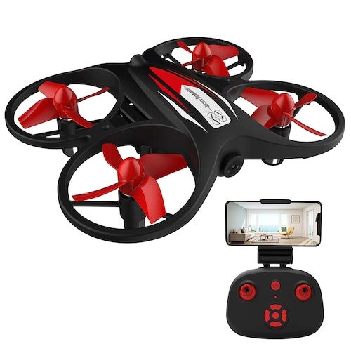 HaiMa Kf608 2.4Ghz Wireless Remote Control Mini Rc Quadcopter Drone Giocattolo - Nero 720P Con 1 Batteria
