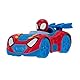 Spidey und seine Super-Freunde SNF0200 - Metall Fahrzeuge 4er-Set, Spielzeug ab 3 Jahren