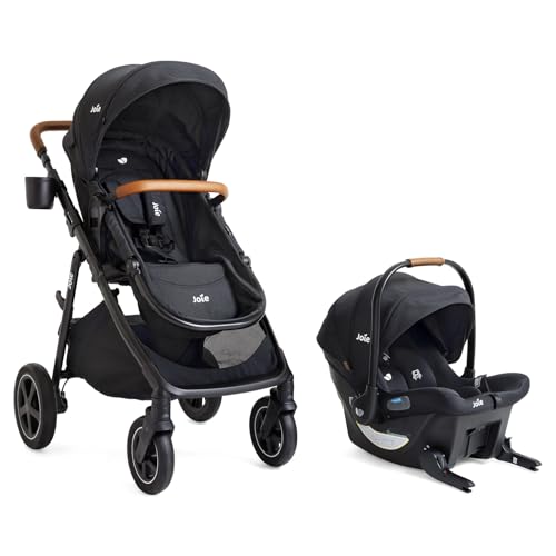 Image of Joie Baby, Ginger DLX Stroller and Mint Latch Car Seat, Travel System (Shale)