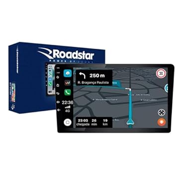 Central Multimídia Roadstar RS-915BR Prime Android Carplay 9 Polegadas