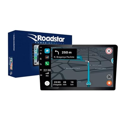 Central Multimídia Roadstar RS-915BR Prime Android Carplay 9 Polegadas