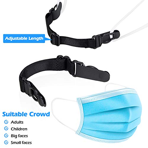 Mask Extender Strap,Ear Savers for Masks,Mask Extenders/Ear Savers,Masks Extension Hook Adjustable for Extending Masks… - Image 4