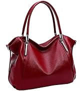 Leather Shoulder Purses for Women Tote Handbags Top Handle Bags Designer Satchel Handbag La...