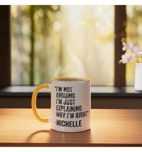 Taza de cerámica para cumpleaños 11 onzas Amarillo/Blanco miniatura 3