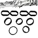 AOUTTUOA Engine Oil Filter Housing O Ring Seal Kit 7PCS Fit for Chrysler Dodge Jeep Ram 200 300 Pacifica Charger Challenger Cherokee Wrangler 1500 ProMaster 2014-2021 3.2L 3.6L, Replace 68191356AA