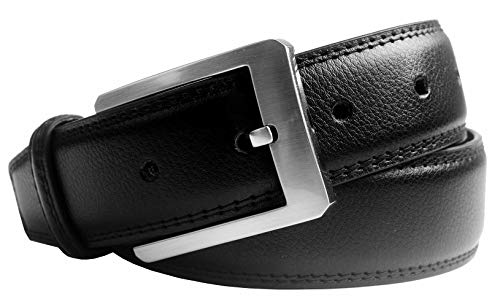 Men's Upgrade Dress Belt with 100% Cow Genuine Leather,Adjustable Size2