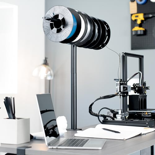 Support de filament en acier VIVO pour 8 bobines d'imprimante 3D réglable STAND-3DRH - 3