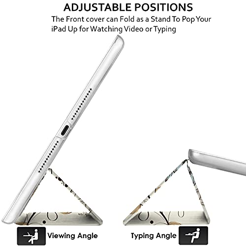 Image of DuraSafe Cases for iPad PRO 12.9 6 5 4 Gen 2022 2021 2020 [iPad 12.9 6th 5th 4th ] A2436 A2764 A2437 A2766 A2378 A2461 A2379 A2462 A2229 Printed Hard PC Transparent Back Cover - Watercolor Flower