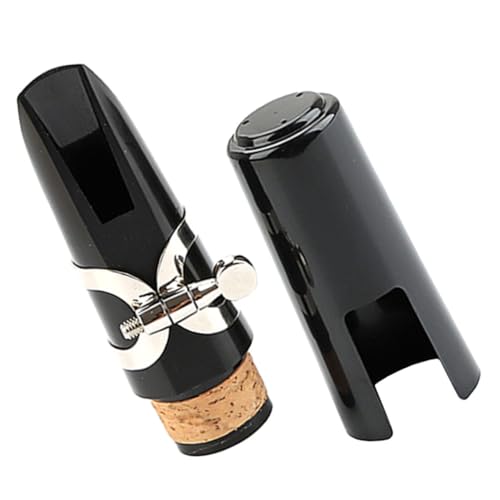 VANZACK Clarinet Mouthpiece with Cap Woodwind Instrument Replacement Accessory for Enhanced Tone and Durability for Clarinet Players and Students