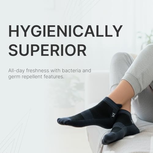 Image of PRASTHAN Sports Unisex Nylon Cotton Ankle Length Socks Made With Breathable Anti Odour & Moisture Absorbent Combed Cotton with a Extra Durable.