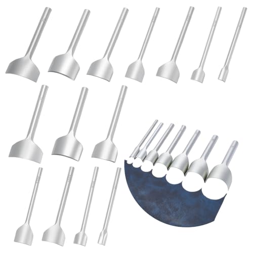 Poinçons d'angle pour cuir UNICRAFTALE 14 styles de coupe demi-ronde pour maroquinerie DIY