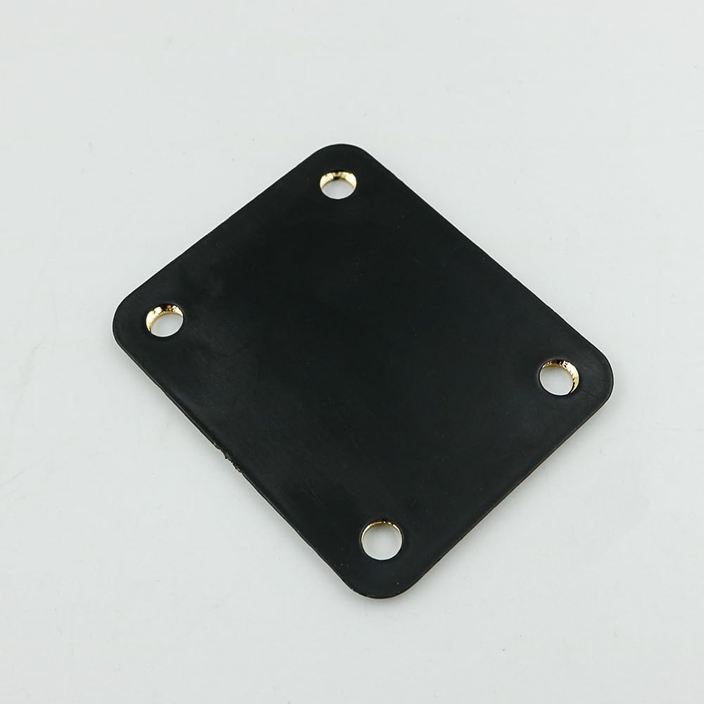 Alnicov Guitar Neck Plate String Ferrules & Jack Plate Hardware Set for Tele Telecaster Style Electric Guitar Replacement Parts Gold - Image 4