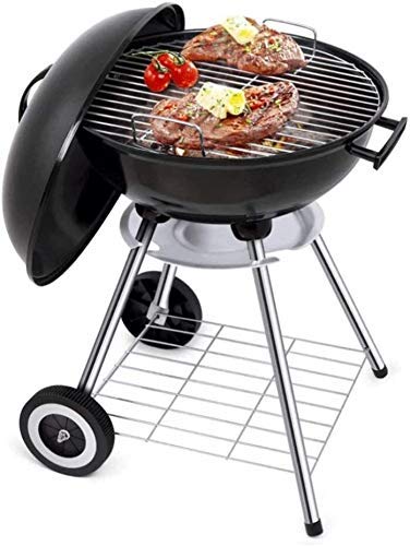 Innengrills, Holzkohlegrill Premium Holzkohlegrill Gusseisengrill Großer Picknick-Grill Home Outdoor-Außengrill Für mehr als 5 Personen