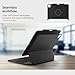 Spigen for iPad Pro 11 inch Case M4 (2024) with Pencil Holder, Enzo Aramid Aerocore Aramid Fiber Magic Keyboard Compatible, Black