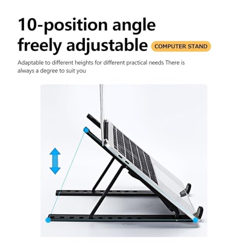 Soporte portátil ajustable para laptop de metal miniatura 3