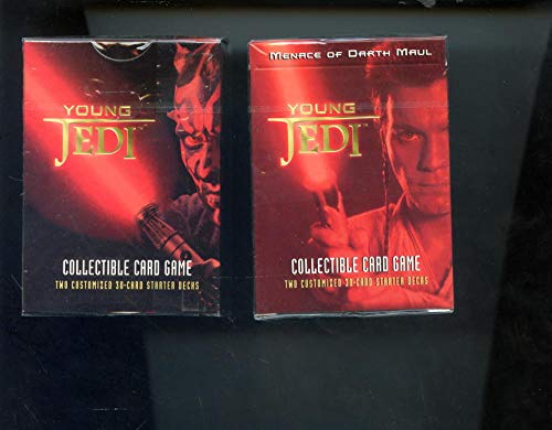 1999 Decipher Star Wars Starter Card Game Deck Box Young Jedi Menace of Darth Maul Episode 1 Movie