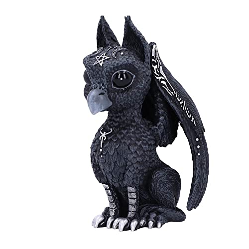 Nemesis Now Cult Cuties Griffael 10.7cm, Resin, Black, Cult Cuties Griffin Figurine, Scarily Adorable Griffin Figurine - Image 2