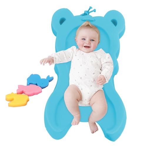 Coussin éponge de bain pour tout-petits antidérapant et ultra doux