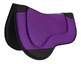Violett Professional Equine Horse Western Endurance Neopren-Sattelunterlage, konturiert, Violett, 39188